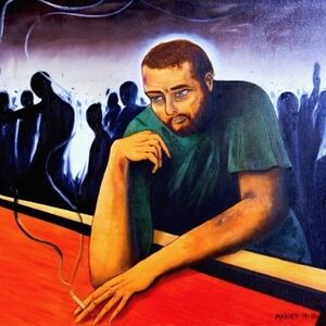 Original oil painting on stretched canvas